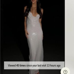 Elegant White Evening Gown